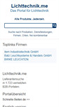 Mobile Screenshot of lichttechnik.me